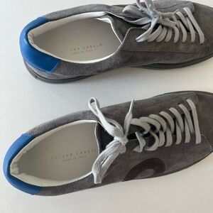 Oliver Cabell Gray and Blue Minimalist Sneakers